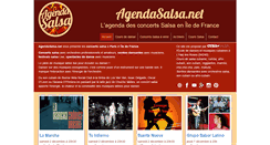 Desktop Screenshot of agendasalsa.net