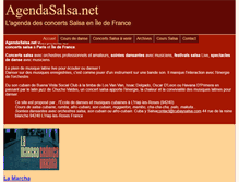 Tablet Screenshot of agendasalsa.net